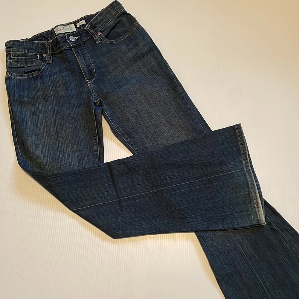 Old Navy Girlfriend, classic rise, flare stretch jeans Girls size 12 plus